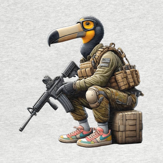 Tactical Dodo Bird by Rawlifegraphic